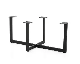 U-poot metaal mat zwart (BST78L)