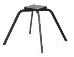 Pootmogelijkheden Leg Bended mat zwart (DL01K5)